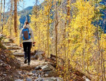 fall hiking in colorado
