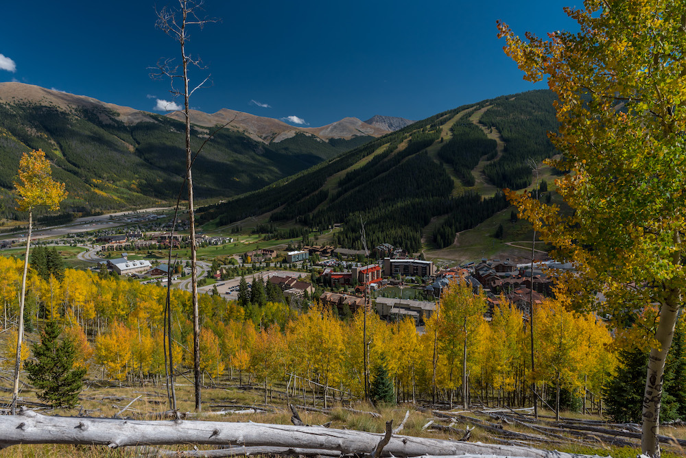 copper mountain in the fall